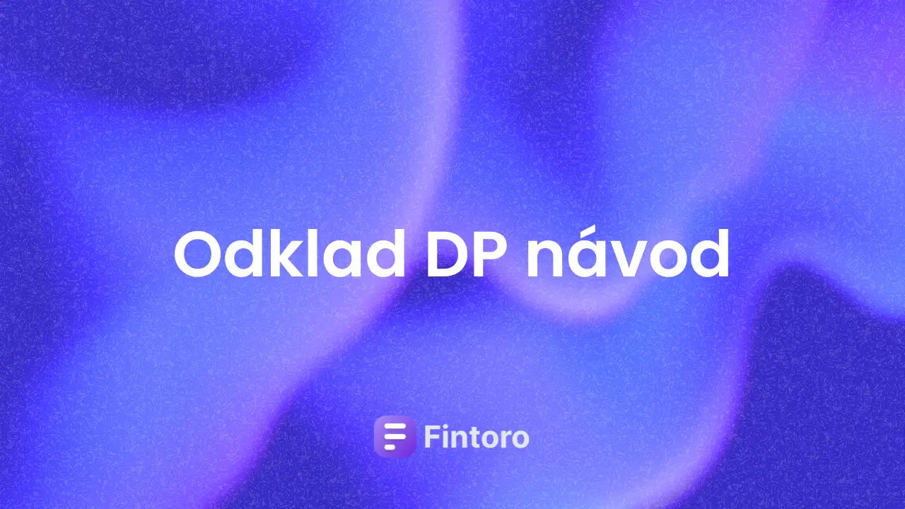 Odklad daňového priznania 2026 - návod