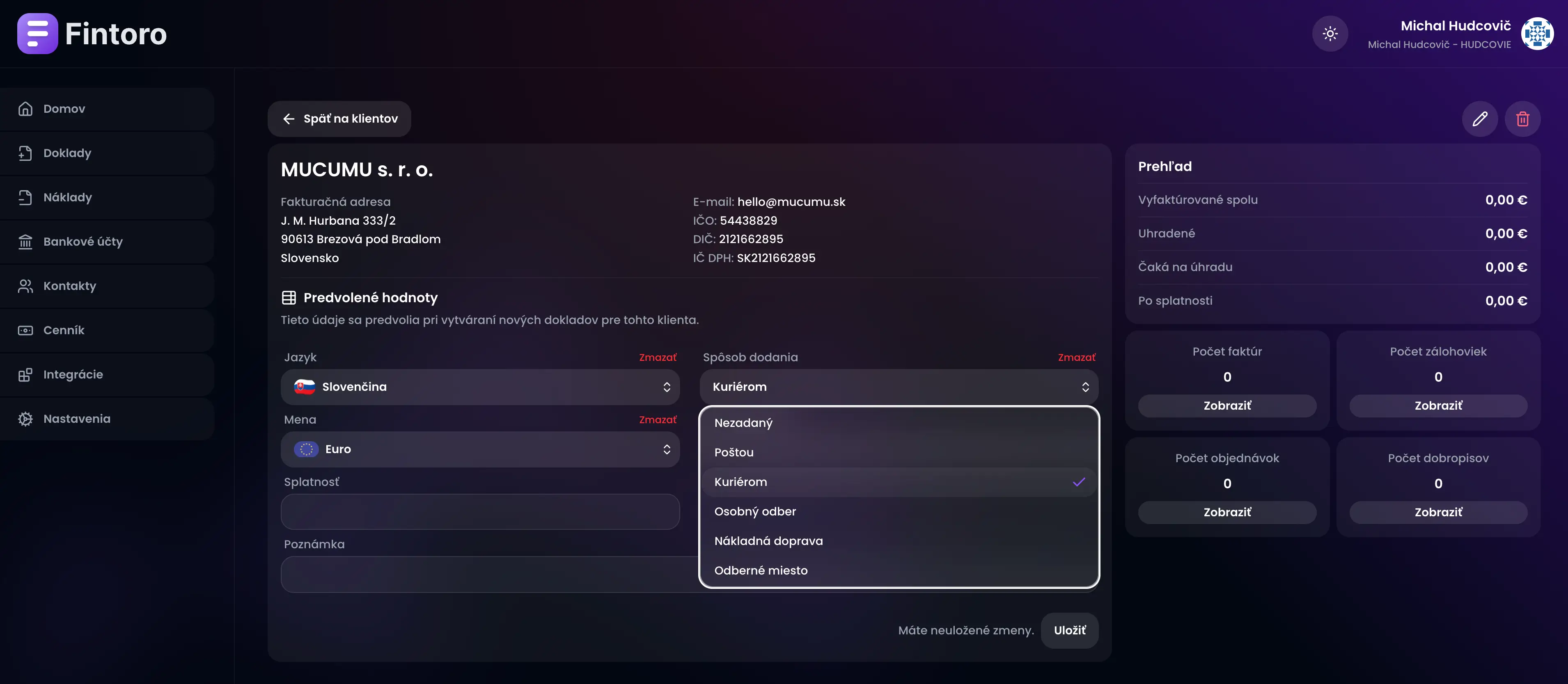 Thumnail článku - Ako nastaviť predvolený spôsob dodania pre konkrétneho klienta